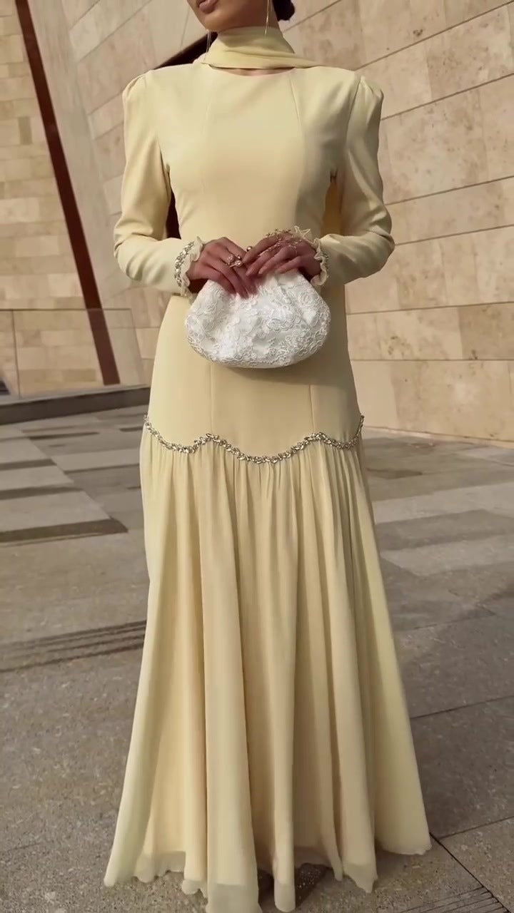 Abaya Party Vestidos Largos Muslim 2026