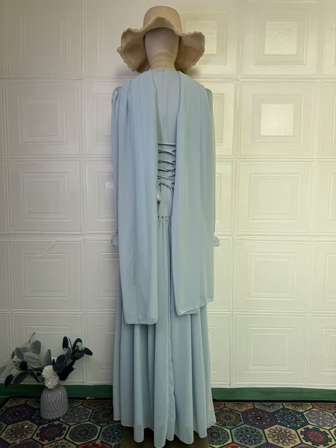 Abaya Party Vestidos Largos Muslim 2026