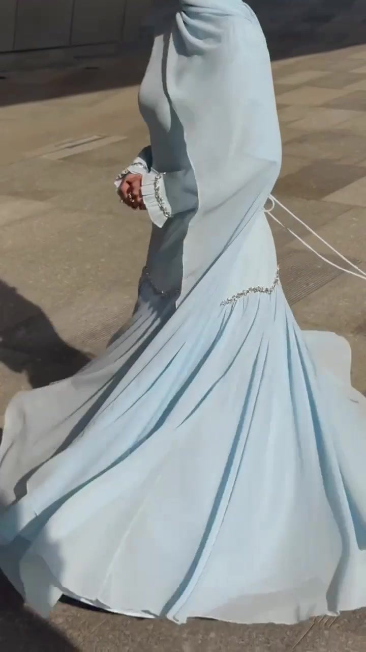 Abaya Party Vestidos Largos Muslim 2026