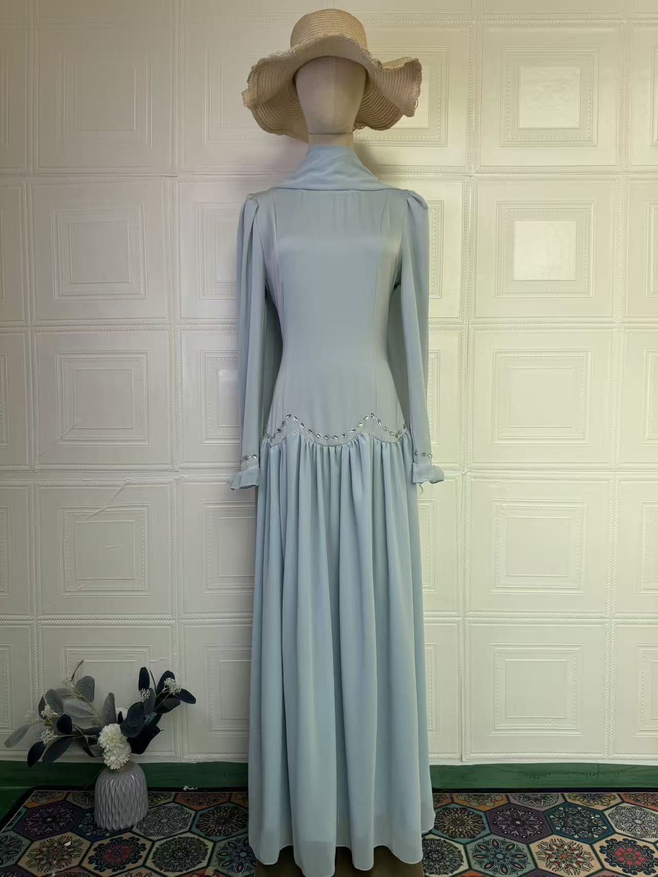 Abaya Party Vestidos Largos Muslim 2026