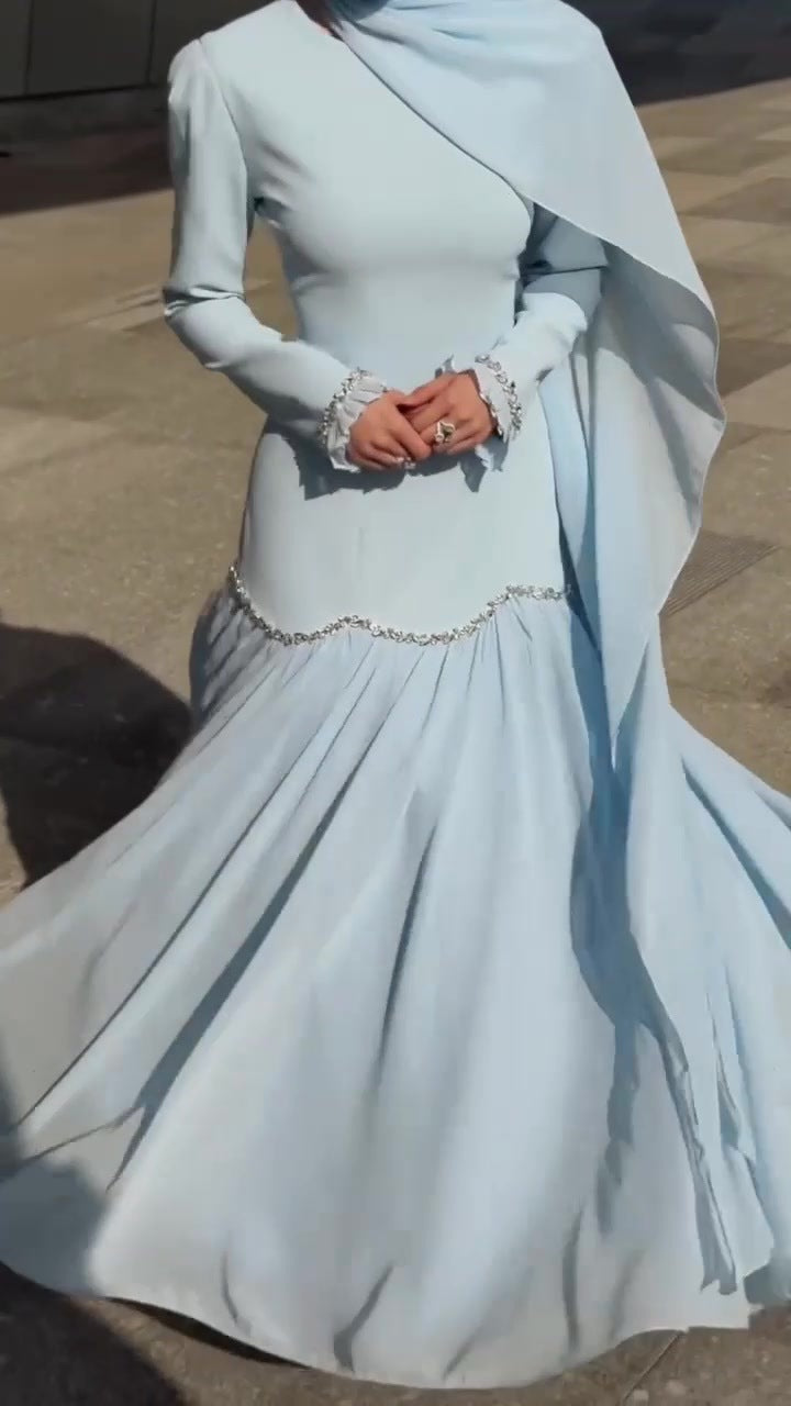 Abaya Party Vestidos Largos Muslim 2026