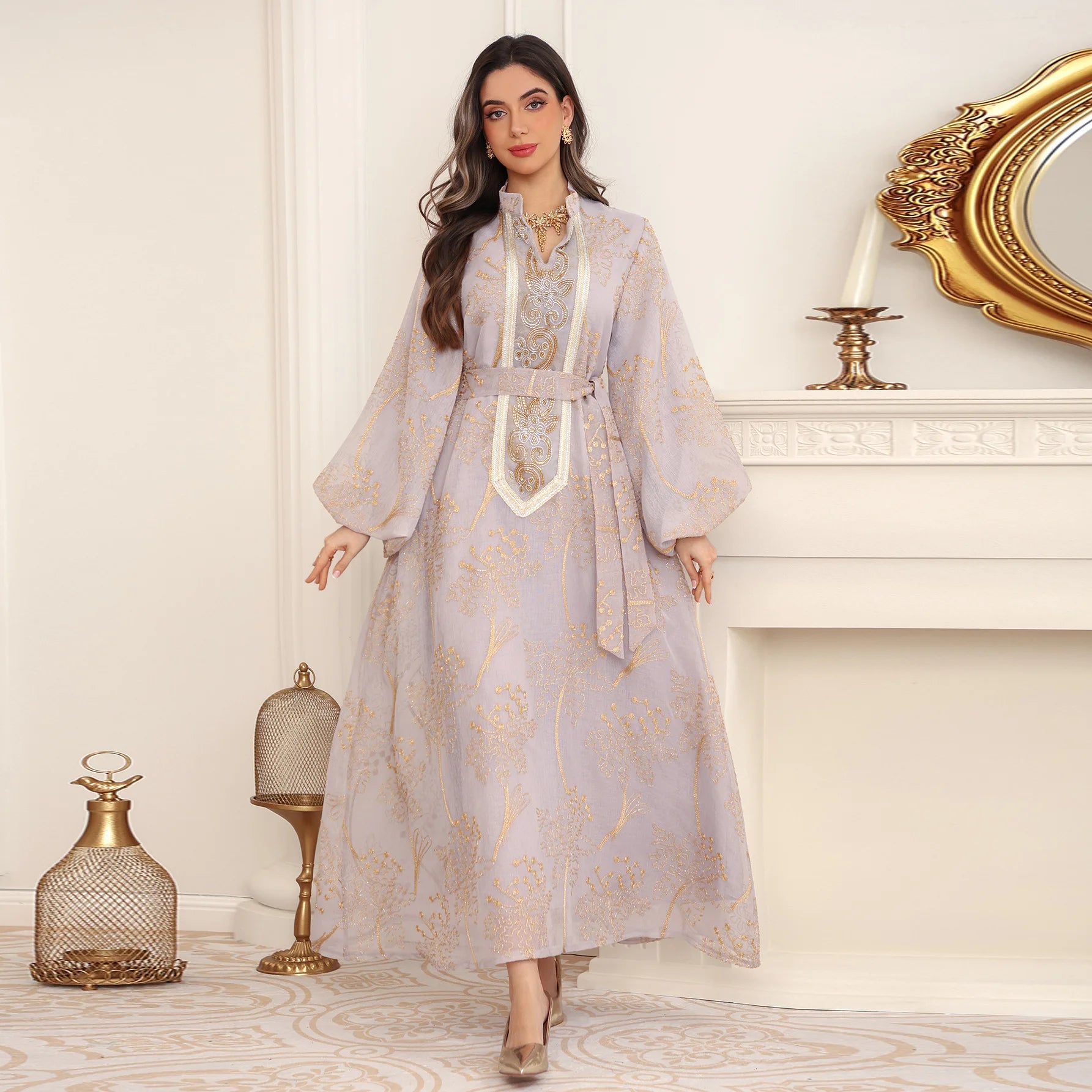 Eid Women party Dress Ramadan Abaya