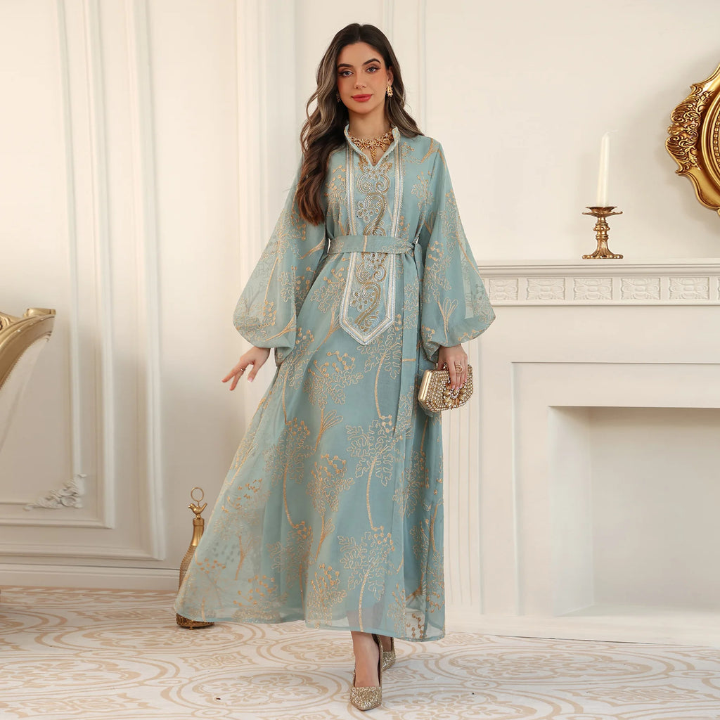 Eid Women party Dress Ramadan Abaya