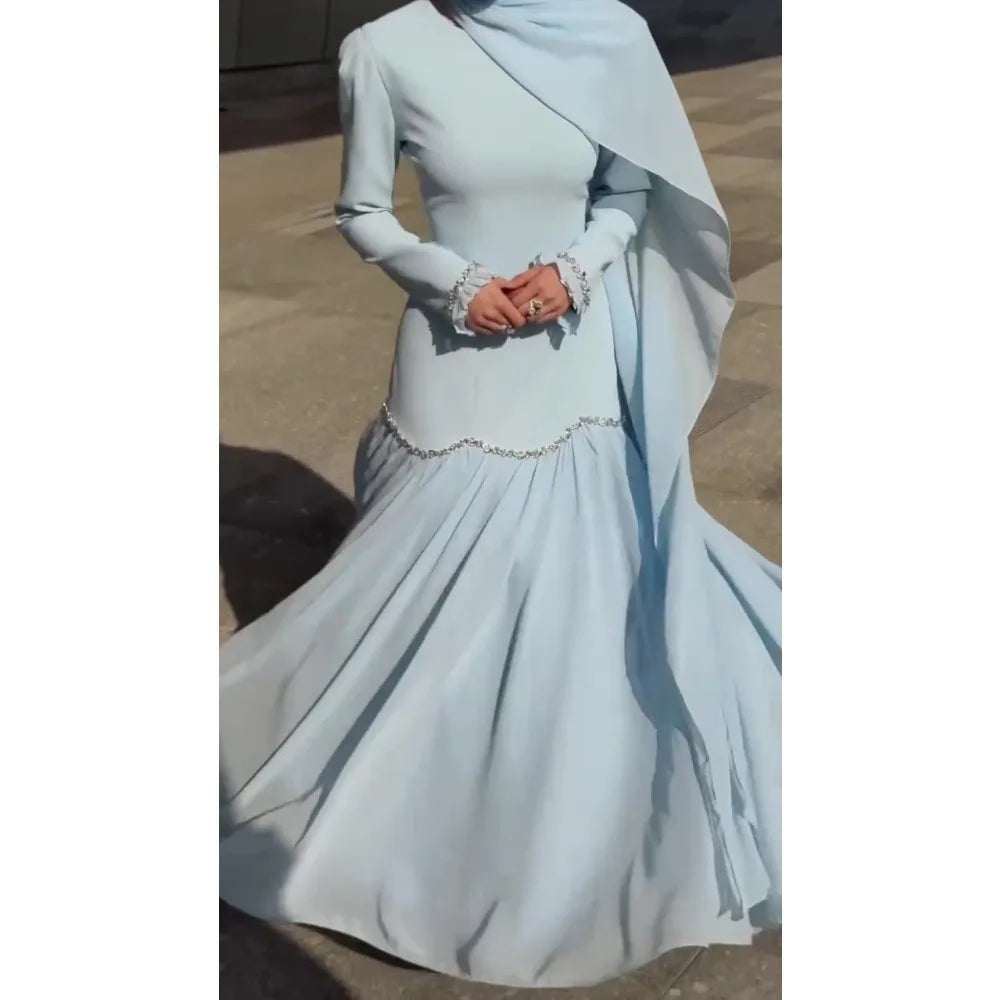 Abaya Party Vestidos Largos Muslim 2026