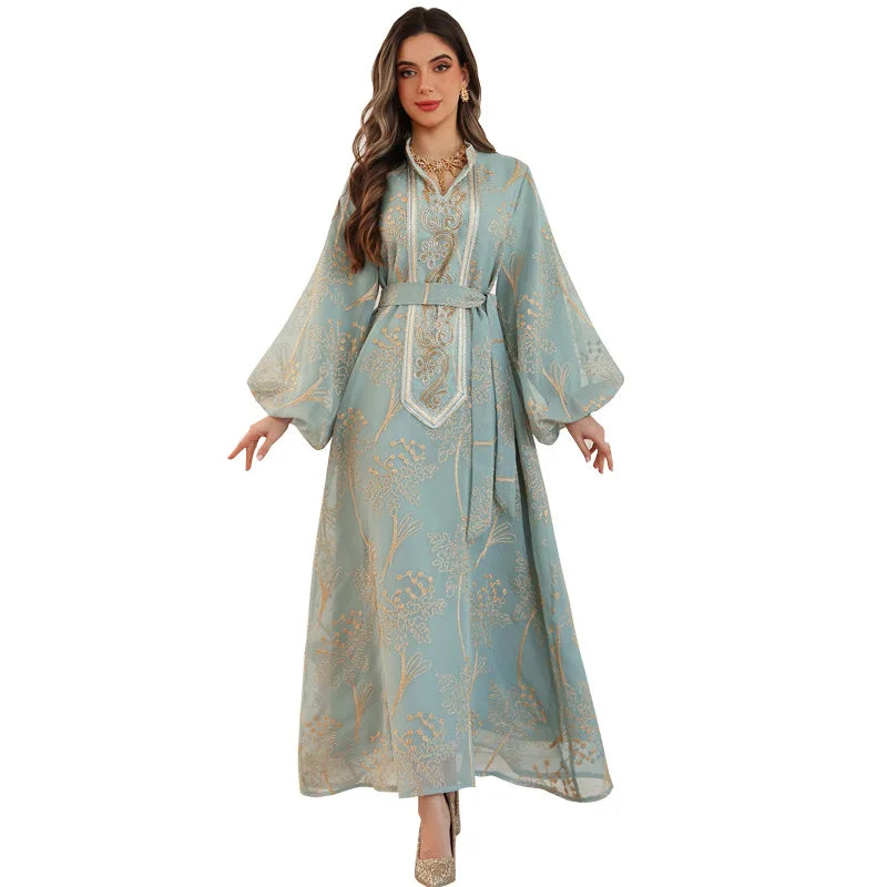 Eid Women party Dress Ramadan Abaya