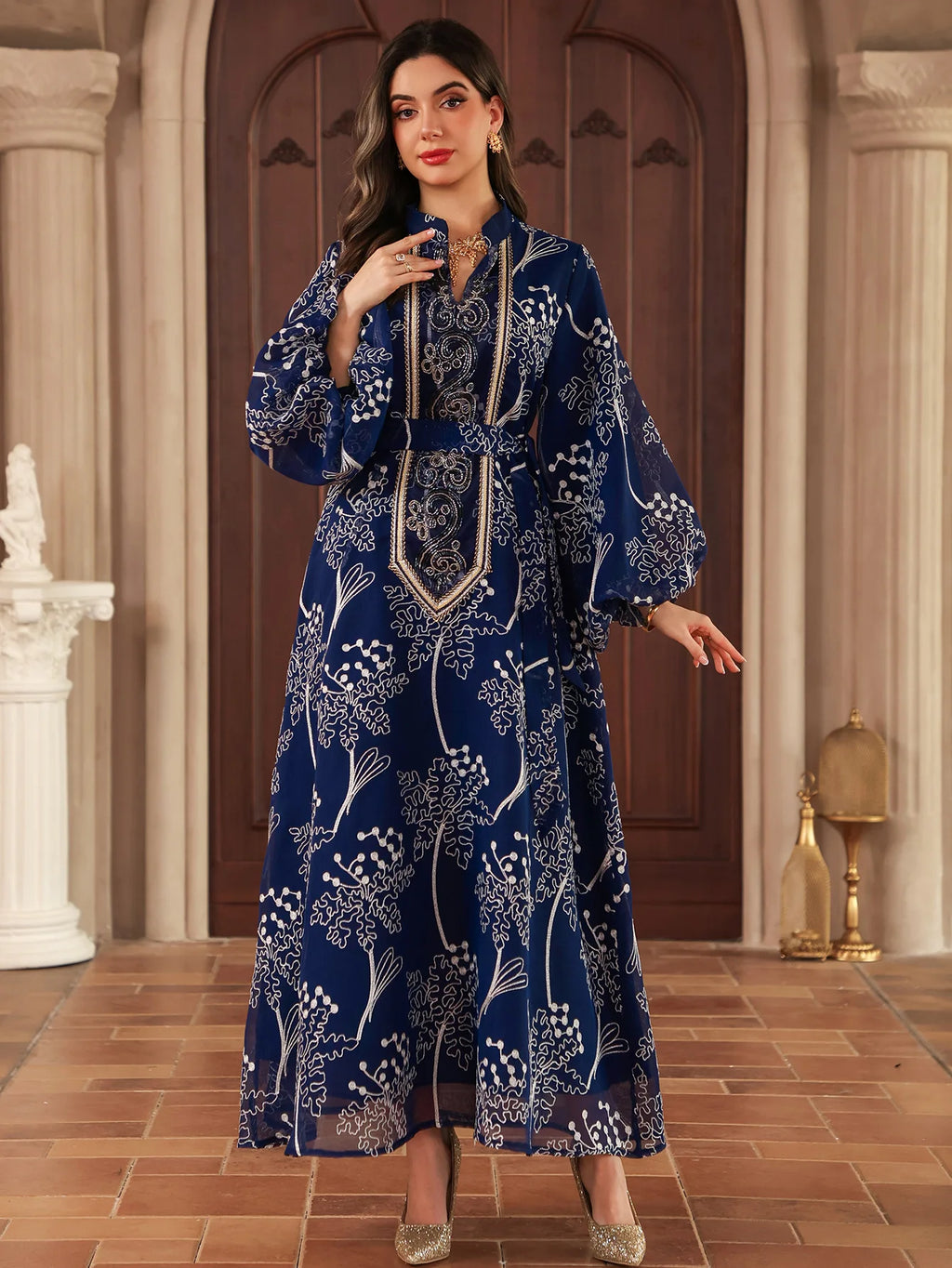 Eid Women party Dress Ramadan Abaya