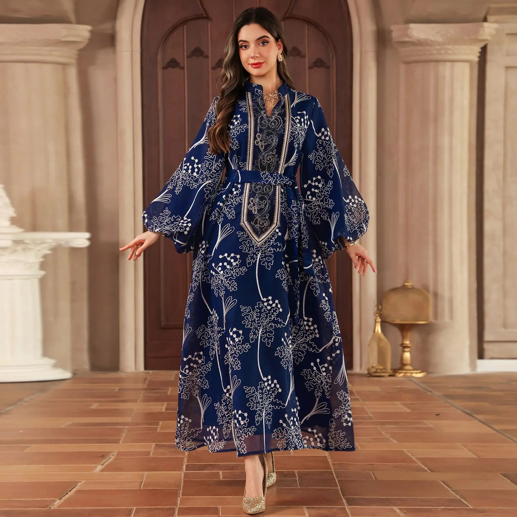 Eid Women party Dress Ramadan Abaya