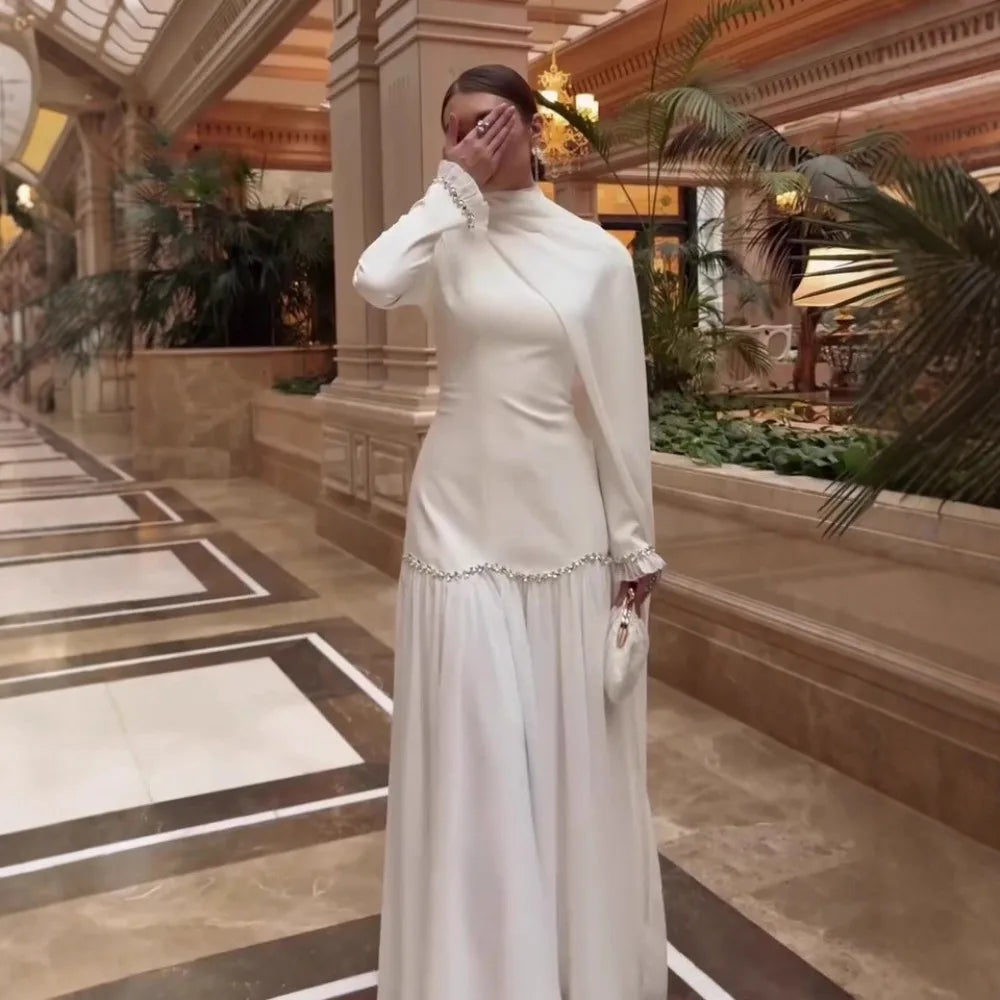 Abaya Party Vestidos Largos Muslim 2026