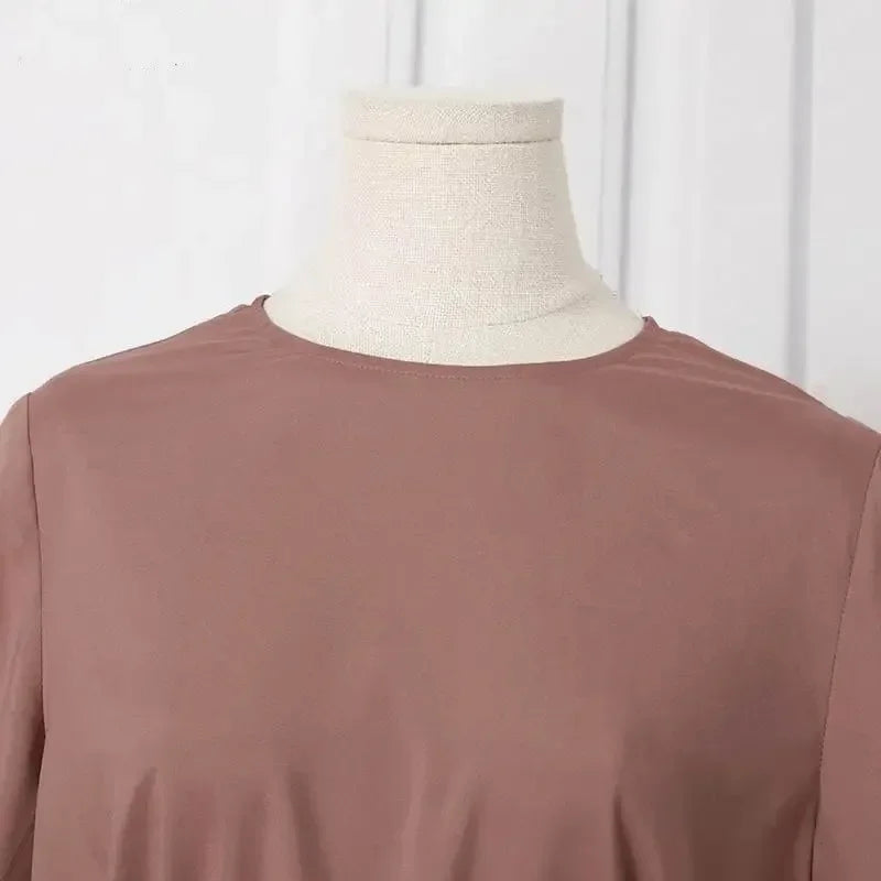 Eid Muslim Set Women Shirt Sashes Wide Leg Pants Suit Ramadan Morocco Dubai Outfits 2 Piece Set Arab Jalabiya Modest Ensemble