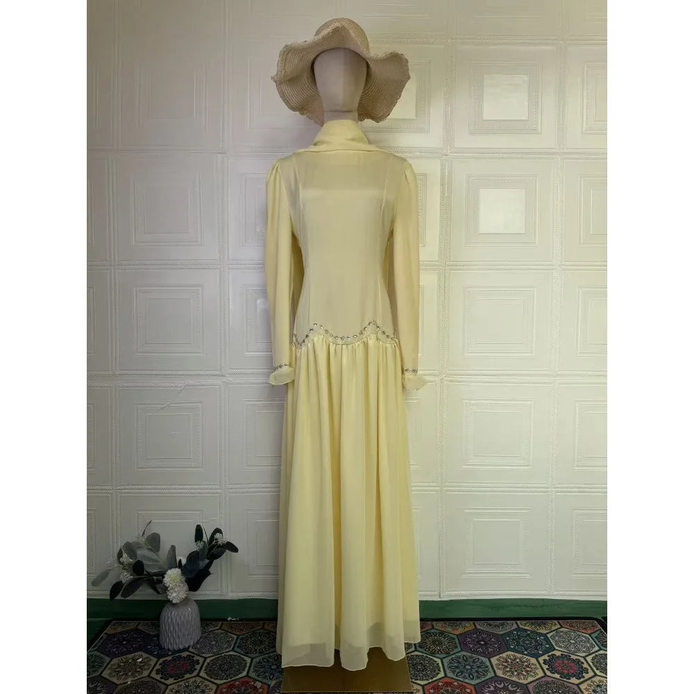 Abaya Party Vestidos Largos Muslim 2026